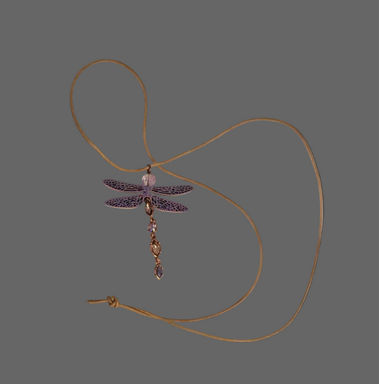 Crystal Dragonfly Necklace